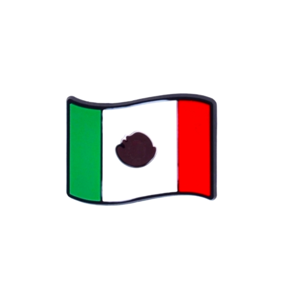 Mexican Flag Croc Charm | Mexico Jibbitz | Bracelet Charm